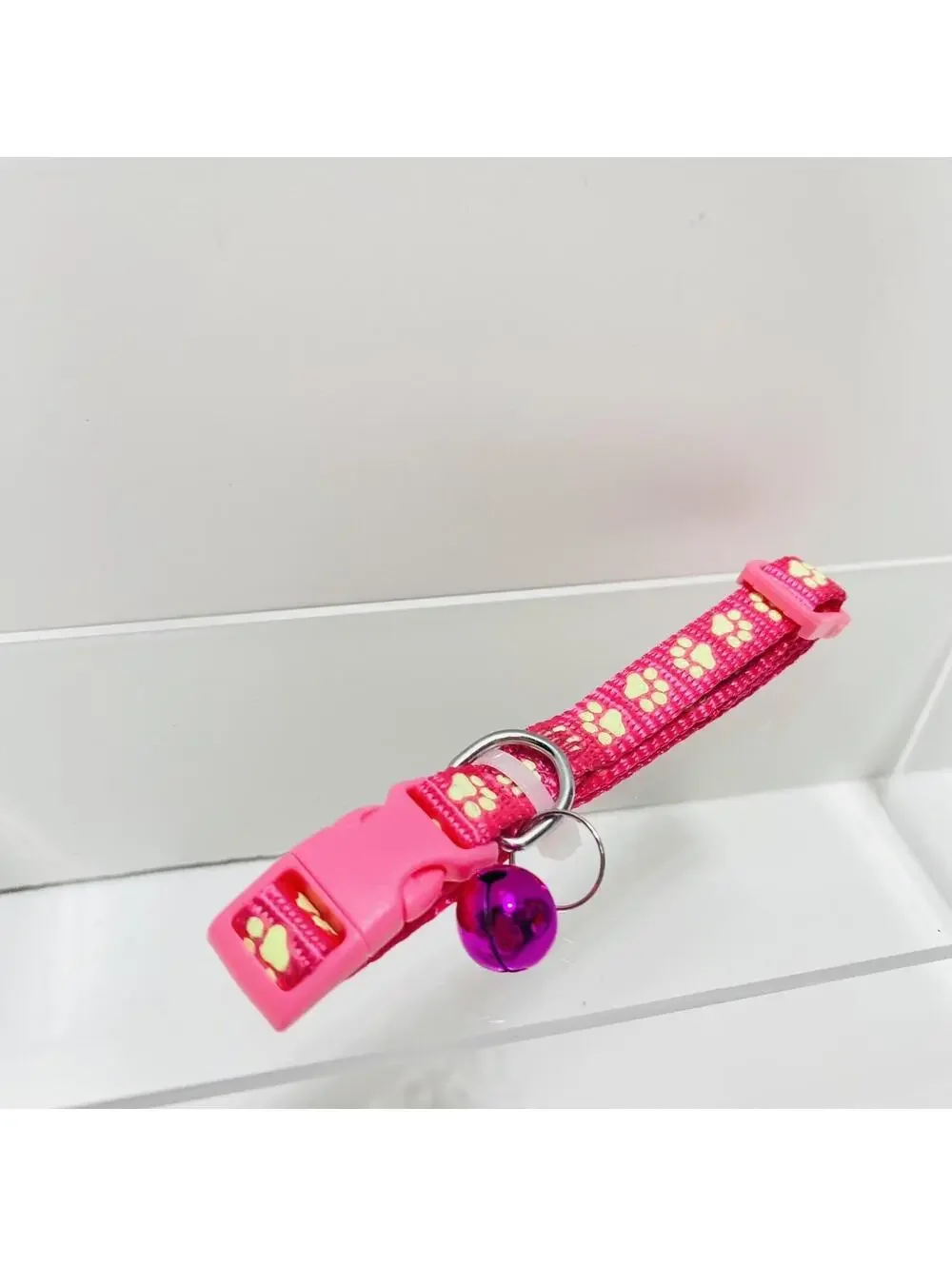 Pink Jingle Bell Cat Collar